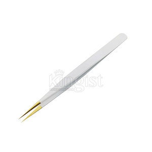 Pinzas para Pestañas Ultrafinas de Acero Inoxidable Duradero para una Separación de Pestañas Precisa y una Aplicación Suave - Product Image 1