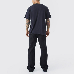 เสื้อยืดโอเวอร์ไซส์สำหรับผู้ชายผ้าโพลีเอสเตอร์แบบสั่งทำ - Product Image 4