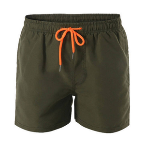 Shorts en polyester et élasthanne légers pour hommes avec logo personnalisé, shorts de bain imperméables pour hommes avec taille élastique et poches latérales - Product Image 1