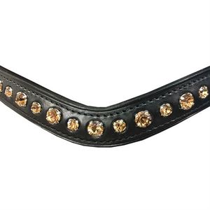 Bandeau de tête de cheval en cuir orné de cristaux de marque en gros, disponible dans toutes les tailles et tous les designs personnalisés - Product Image 6