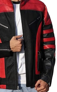 Vestes en cuir pour hommes Manteau streetwear en cuir véritable à la mode Veste en cuir pour hommes stylés - Product Image 6