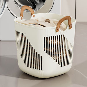 Durable Large Capacity PP Environment-friendly Clothes Dirty <b>Laundry</b> Storage <b>Basket</b> Home Dorm <b>Laundry</b> Room Easy Carry Handles - Product Image 6