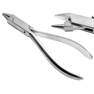 Pinzas de acero inoxidable reutilizables para pico de pájaro, instrumentos de ortodoncia manual para doblar alambres y colocar brackets A+ - Product Image 1