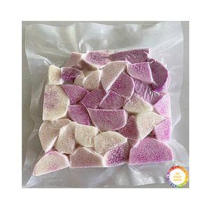 IQF, ñame morado orgánico en rodajas, comida entera durante todo el año, recién congelada con envasado al vacío, verduras congeladas con sabor Natural - Product Image 2