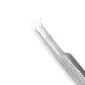 Pinces chirurgicales en acier inoxydable à pointe de précision pour opérations de microchirurgie, instrument manuel certifié CE Classe I - Product Image 2