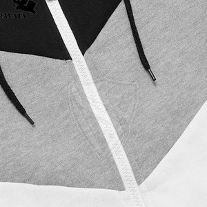 Sudadera con Capucha de Forro Polar para Hombre, Personalizada con Logotipo, Negra, de Moda, Manga Larga, Secado Rápido, Transpirable, para Invierno, Impresión Personalizada al por Mayor - Product Image 4