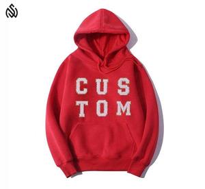 เสื้อฮู้ดปักลายกำมะหยี่สำหรับผู้ชายเสื้อฮู้ดแบบสวมหัวผ้าคอตตอน2025สำหรับใส่โลโก้ของคุณเอง - Product Image 6