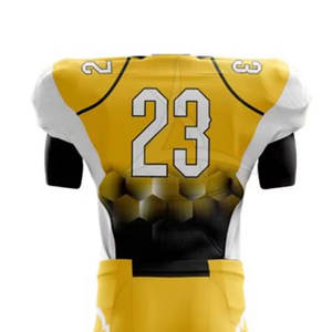 Cómodos pantalones cortos de uniforme de fútbol americano por sublimación, transpirables, de secado rápido, 100% poliéster, ajuste Flexible para movimientos activos - Product Image 6