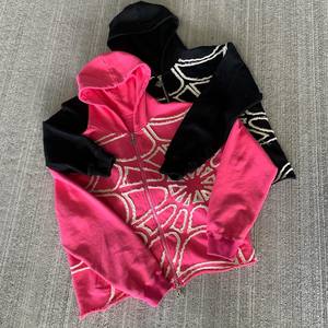 เสื้อฮู้ดปักลายสำหรับผู้ชายผ้าฝ้ายวินเทจซีดจางใส่ได้ทั้งชายและหญิงเสื้อแนวสตรีทใส่ได้100% ตามต้องการ - Product Image 2