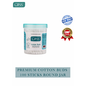 Bâtonnets de coton GLISS à marque privée, sans peluches, en bois de bambou, recyclables, exportateur en gros, fabricants Inde, outils de nettoyage et de maquillage - Product Image 2