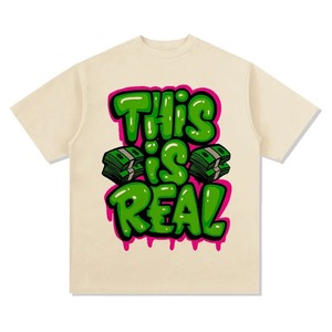 100% alta calidad nueva moda impresa camisetas Unisex 80% Algodón 20% poliéster propia marca gráfico impreso camisetas para hombres - Product Image 6