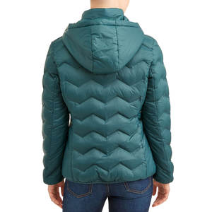 Chaqueta acolchada de invierno personalizada para mujer, chaqueta de pato acolchada transpirable, abrigo de burbujas, tasa de fábrica, Material de relleno de algodón crudo - Product Image 2