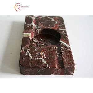 Cendrier élégant en marbre naturel brillant Cendrier décoratif moderne Stockage de cendres de table Cendrier résistant à la rouille Bar Hôtel Accessoires - Product Image 5