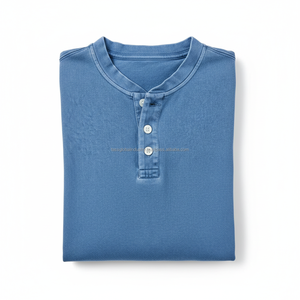 Pull-over délavé à l'acide 100% coton, coupe oversize, léger, séchage rapide, respirant, pour hommes, vente en gros, commande en gros, OEM, personnalisé, marque privée - Product Image 5