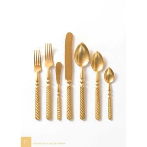 Ensemble de couverts en acier inoxydable de haute qualité, poli argenté, avec poignée moderne, design artisanal, ensemble de couverts en acier inoxydable royal - Product Image 3