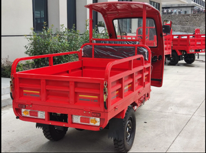 Tricycle à trois roues de fret lourd de 250 cm3 noir - Product Image 3