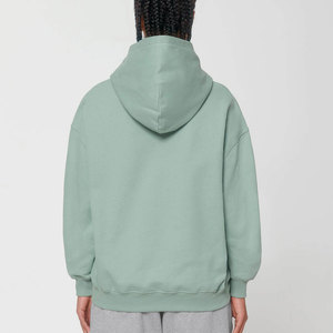 Sudadera con capucha de otoño e invierno para hombres y mujeres 100% algodón estampado callejero sudadera tela polar suelta - Product Image 2