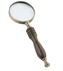 Trending Design Hand Glass Designer Handle Superior Quality Round Shape Metal Frame <b>Magnifying</b> Glass Customized. - Product Image 3