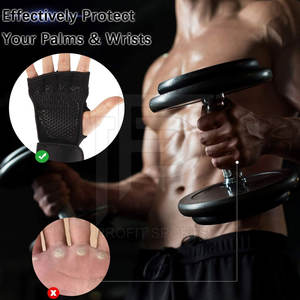 Gants de fitness réglables pour hommes et femmes pour l'entraînement d'haltérophilie Logo personnalisé Prix de gros pour le sport - Product Image 5