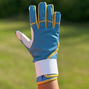 Wholesale Leather <b>Batting</b> <b>Gloves</b> Custom Logo Design Adjustable Closure Ambidextrous Eco-Friendly Softball Baseball <b>Gloves</b> Men's - Product Image 1