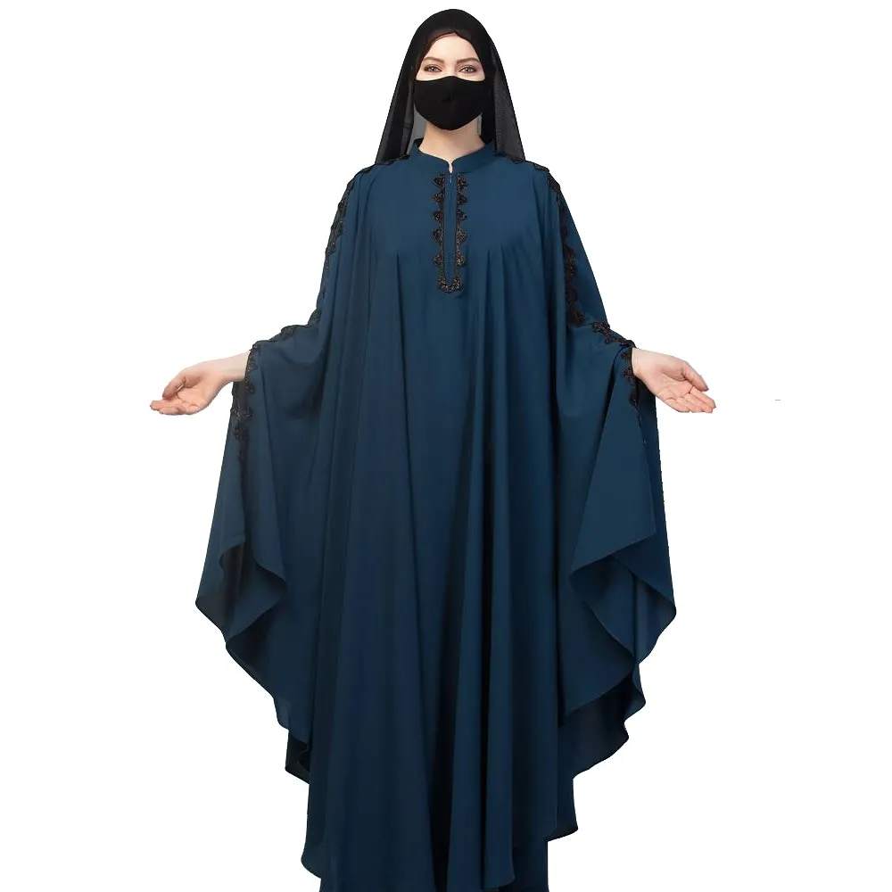 2024 Women Dubai Abaya Long Dresses Wholesale 2024 Traditional Islamic Kaftan Maxi Dress For Ladies