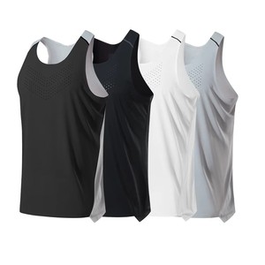 Camiseta Deportiva de Punto Ligera de Secado Rápido y Transpirable para Hombre para Fitness al Aire Libre en Verano - Product Image 3