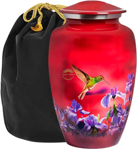 Urna de cremación masónica de palisandro AYAANS para suministros funerarios para hombres o mujeres o mascotas y niños - Product Image 1