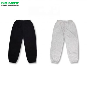 Vente en gros pantalon de survêtement personnalisé grande taille baggy joggers hommes taille haute pantalon de survêtement ample respirant pantalon vierge uni pour hommes - Product Image 1