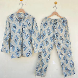 Cotton Pajama <b>Set</b> for Women Soft Nightwear Shirt and Pants <b>Set</b> Organic Cotton Loungewear Bridesmaid <b>PJ</b> Gift <b>Set</b> - Product Image 1