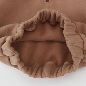 Conjunto de chándales de dos piezas para correr de algodón 100% para hombre de invierno con estampado de logotipo personalizado OEM, sudadera con cintura elástica y conjunto de joggers - Product Image 5