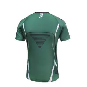 Camiseta Deportiva de Manga Corta Sublimada Green Hill 2023 para MMA con Protección UV, Material de Nailon y Elastano Anti-UV - Product Image 1