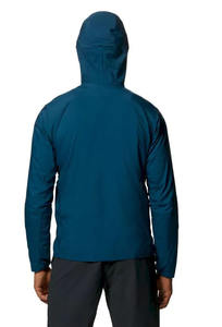 Veste coupe-vent softshell pour homme de haute qualité personnalisée, randonnée en plein air, respirante, imperméable, veste de pluie, taille plus - Product Image 2