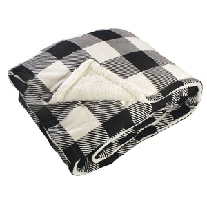 Wholesale Super Soft Luxurious 100% Polyester Striped <b>Flannel</b> Single Side Receiving Luminous Blanket Dual for Winter by Avior - Product Image 2