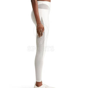 Women's Fitness Activewear Seamless Mid-Waist Elastic Waist <b>Leggings</b> with Solid <b>Pattern</b> Quick Dry & Breathable Workout Pants - Product Image 3