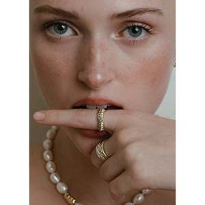 Double Dome Ring in Gold & <b>Silver</b> Dare to Love-for Gift Occasions - Product Image 5