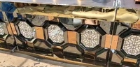 Comptoir de présentation pour traiteur de mariage en acier inoxydable avec LED, classique, durable, taille personnalisée, marque IBS, nouvelle arrivée, décoration extérieure
