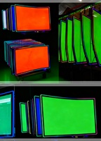 Monitor de pantalla táctil capacitiva LED J-curvo masivo de 49 pulgadas 4K para juegos/señalización publicitaria