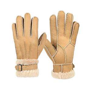 Gants en cuir de mouton thermique de qualité supérieure en gros, compatibles avec les écrans tactiles, élégants pour la conduite, le cyclisme et les activités de plein air - Product Image 3