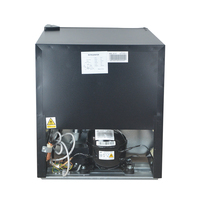Mini-réfrigérateur compact pour table de chambre d'hôtel, absorption silencieuse, mini-réfrigérateur 30/40/60 litres, petit congélateur avec porte vitrée