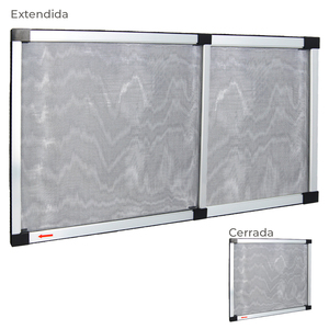 Zanzariera estensibile con telaio in alluminio 75 x 100/192 cm. - Product Image 1