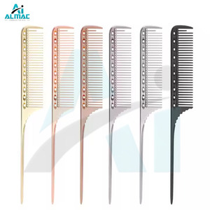 Peigne de coiffure professionnel antirouille OEM pour salon de coiffure avec poignée en plastique conçu pour tous les usages - Product Image 6