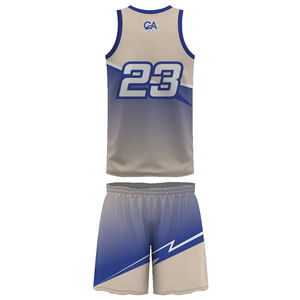 Top vente directe d'usine en gros nouvel uniforme de basket-ball arrivé dans un style tendance imprimé bon fabricant prix bon marché - Product Image 6