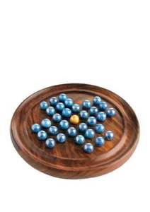 Jeu de solitaire en bois massif, finition premium, artisanat durable, prix d'usine - Product Image 2