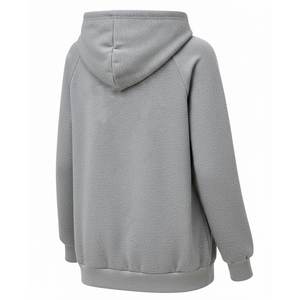 Sweat-shirts décontractés à capuche gris pour femmes, très demandés, avec logo personnalisé, design pierres, respirants, style streetwear pour l'hiver - Product Image 2
