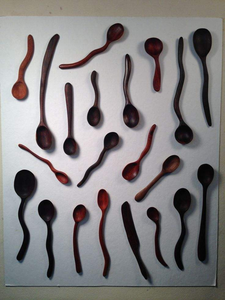 Cucharas de Cuerno de Búfalo Natural Pulido con Diseño Único de Animales, para Decoración de Mesa en Restaurantes - Product Image 4