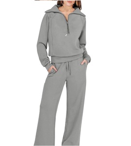 Survêtement unisexe tendance coupe classique streetwear avec logo personnalisé, prix de gros, respirant et séchage rapide pour le jogging en extérieur - Product Image 2
