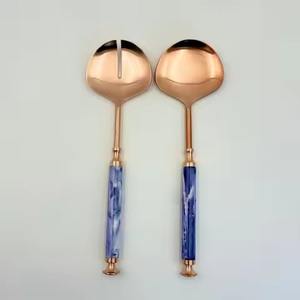 ชุดช้อนส้อมสแตนเลสสตีล 2 ชิ้น สไตล์คลาสสิก ขัดเงาแบบโบราณ สีเงินธรรมชาติ - Product Image 6