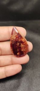 Granate Hessonita Natural de Calidad, Corte Cabujón Plano en Forma de Pera, Color Marrón, Piedra Preciosa Suelta al por Mayor Directamente del Fabricante, Compre Ahora - Product Image 3
