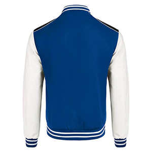 Vestes universitaires impression personnalisée à manches longues veste de baseball pour hommes hommes veste de baseball universitaire vierge unie pour hommes - Product Image 6