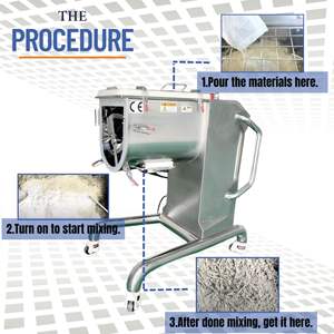 Máquina mezcladora de laboratorio de 40L de alta calidad para máquina mezcladora de polvo de café con leche Matcha - Product Image 2